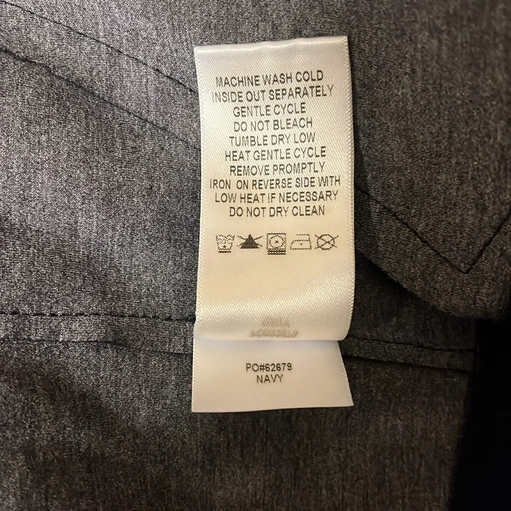 Level 99 Tabitha Vegan Suede Moto Jacket Navy Size Small - Picture 9 of 9